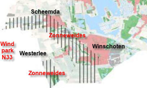 Concept programma Zon en Wind pakt slecht uit voor Westerlee!