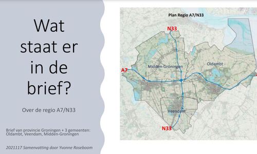 Wat staat er in de brief van de provincie en gemeenten?